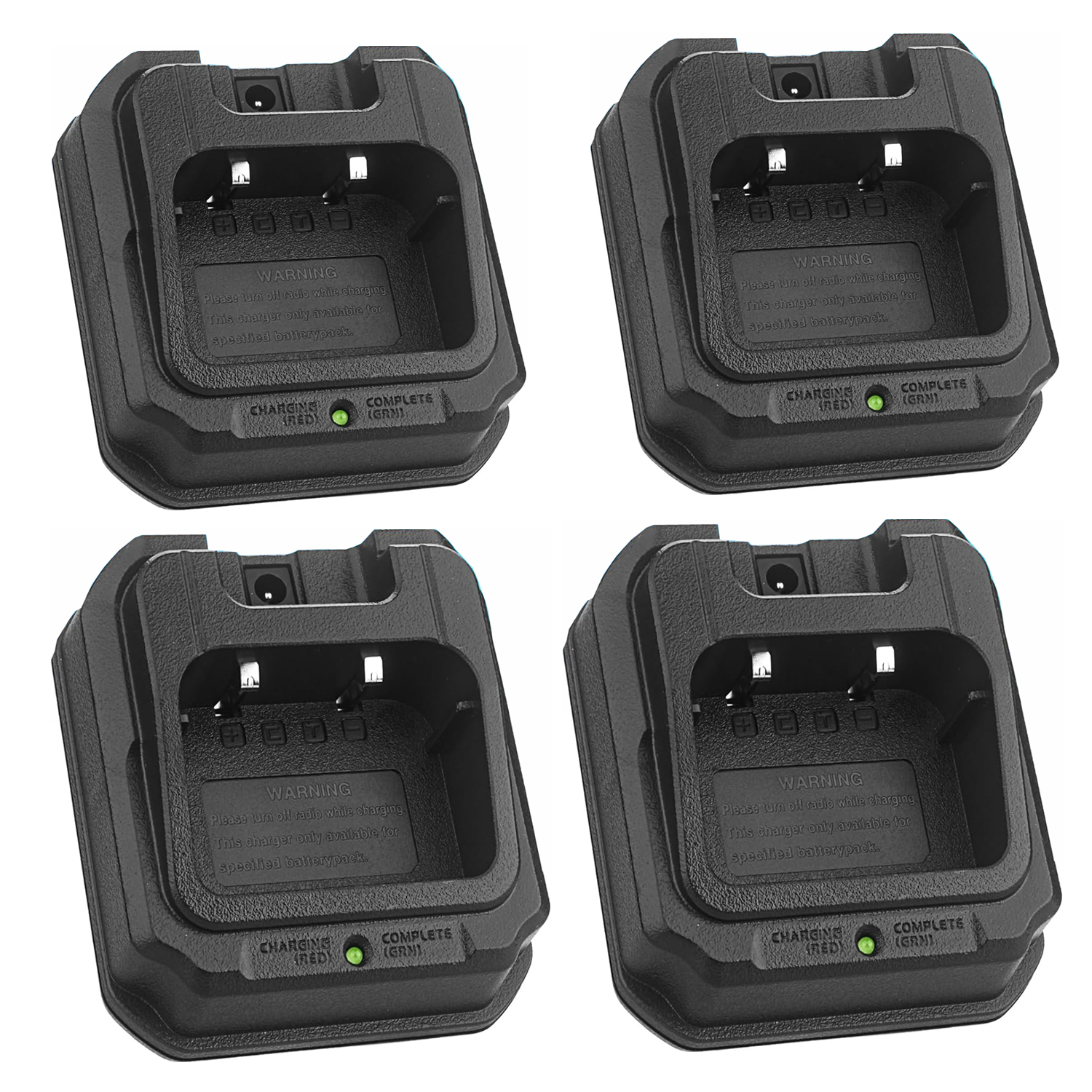 Baofeng UV-9R Walkie Talkie Charger Pack of 4
