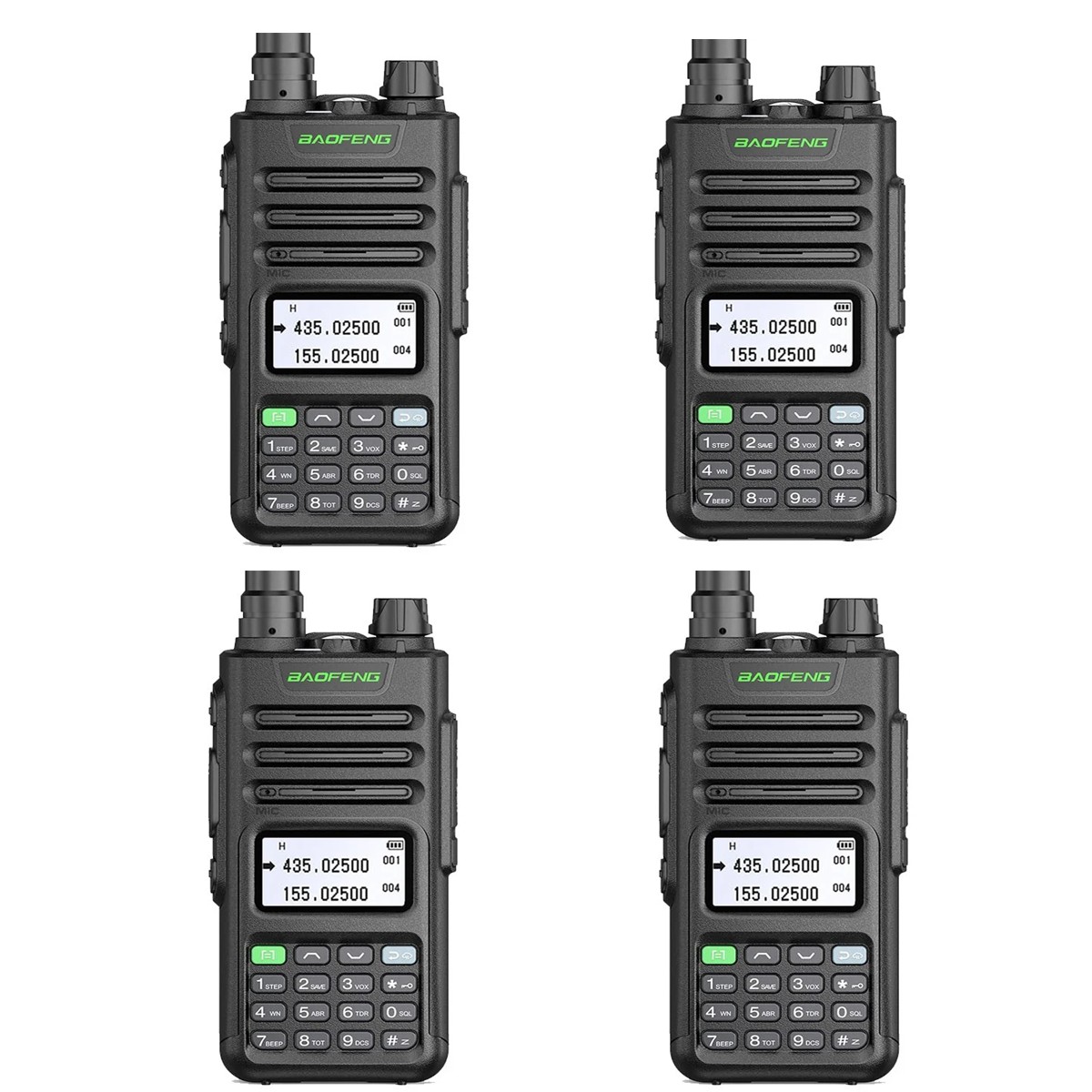 Baofeng Walkie Talkie UV-13Pro With Earphone ( Pack OF-4)