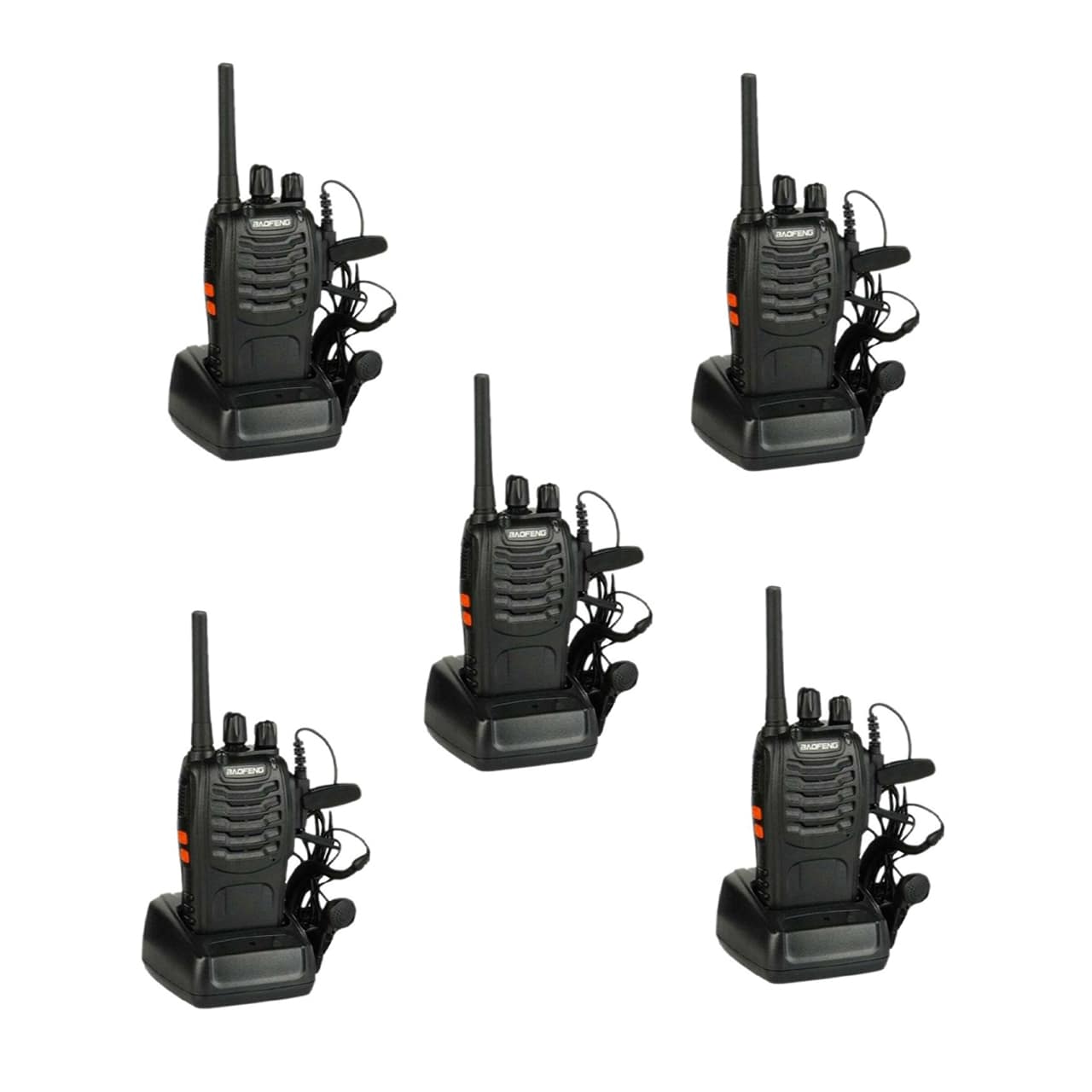 Baofeng BF-888S Two Way Radio (Pack of 5)