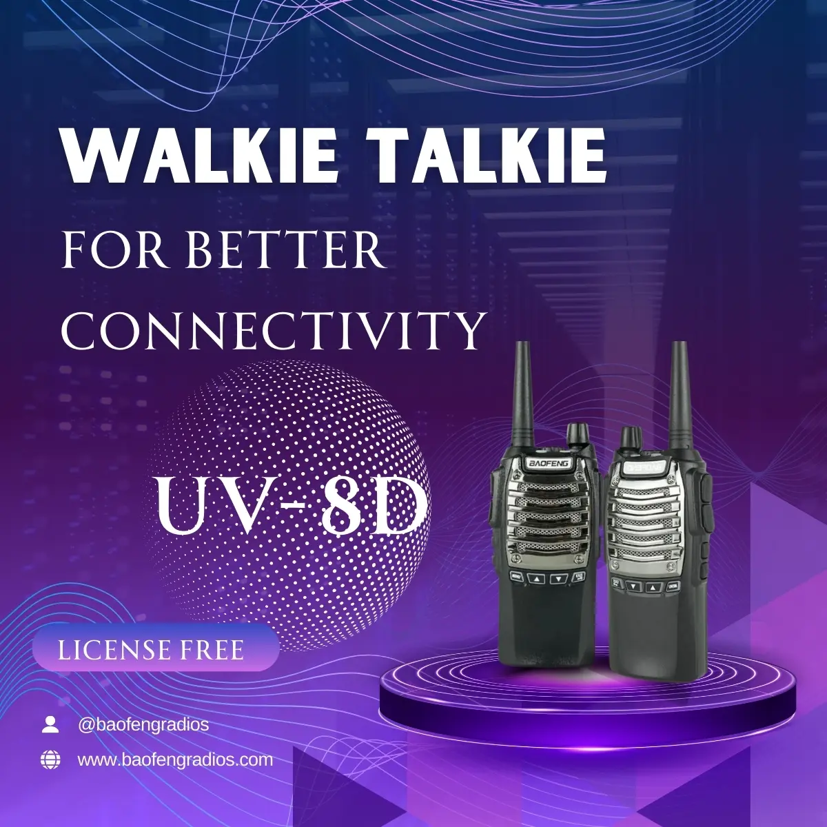 Baofeng UV-8D (Pack of 5)