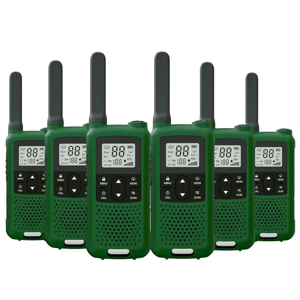 Baofeng BF-33C (Pack of 6, Green)