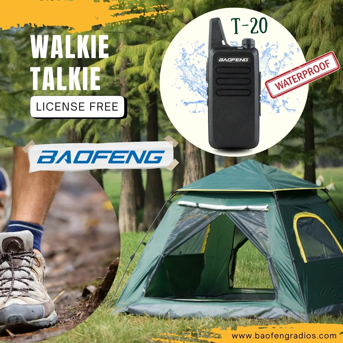 Baofeng BF-T20 (pack of 4)