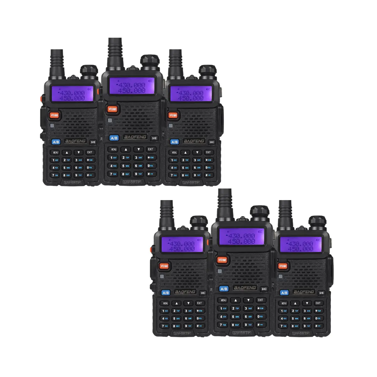 Baofeng UV-5RTP (pack of 6)
