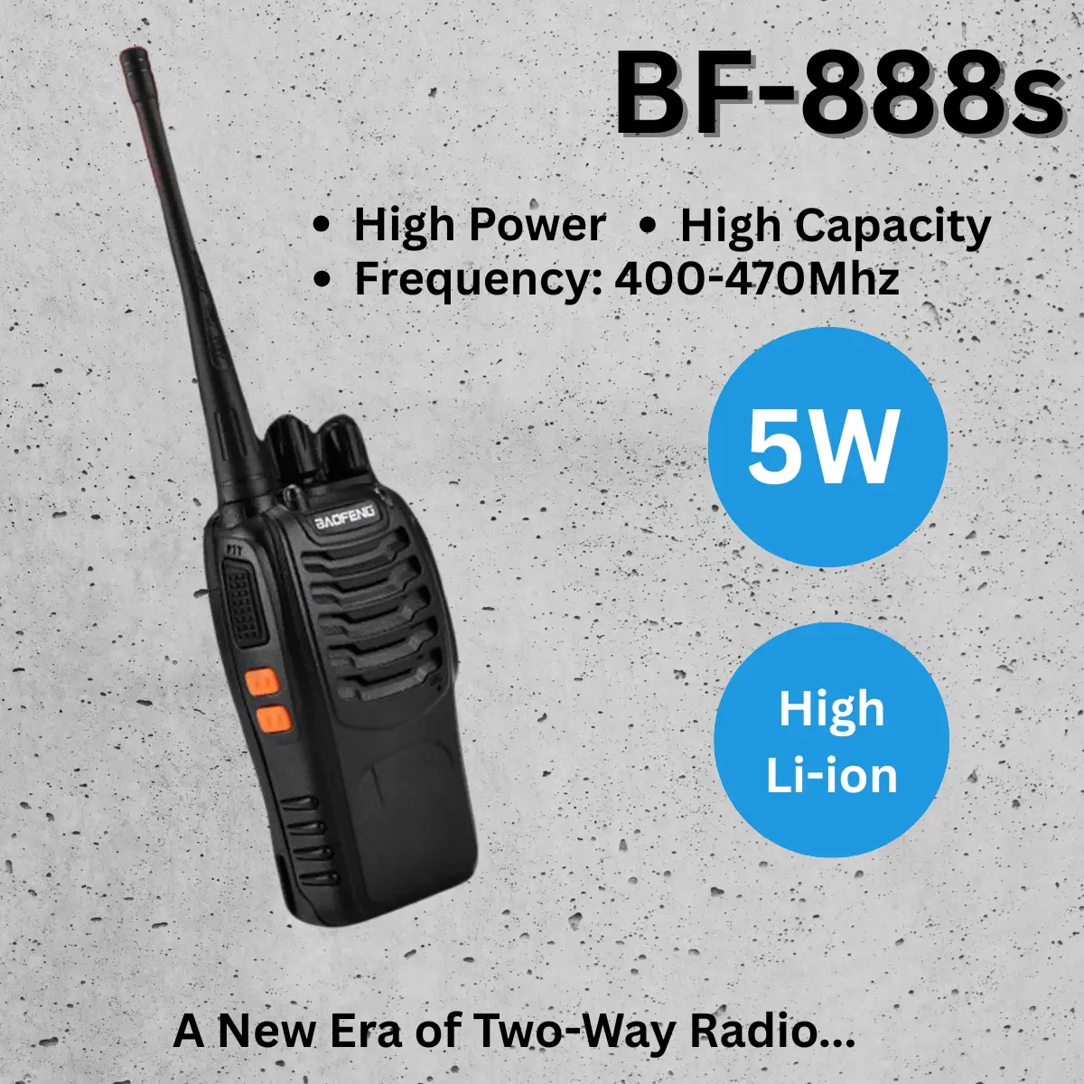 BAOFENG BF-888S licensed Walkie Talkie (Pack of 6)
