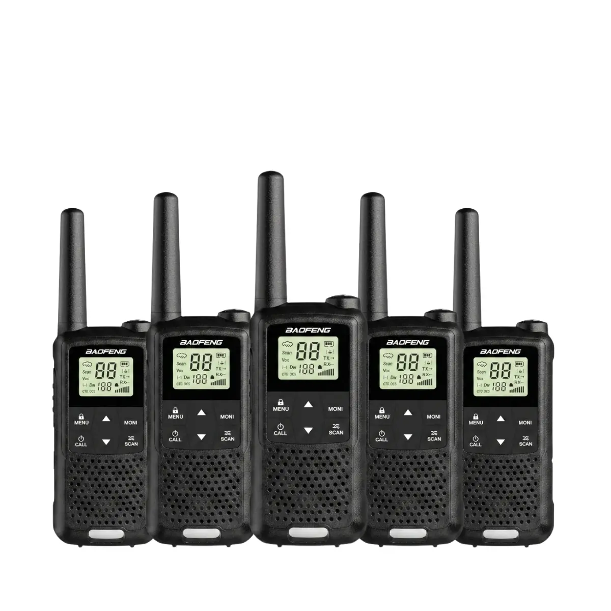 Baofeng BF-33C (Pack of 5, Black)