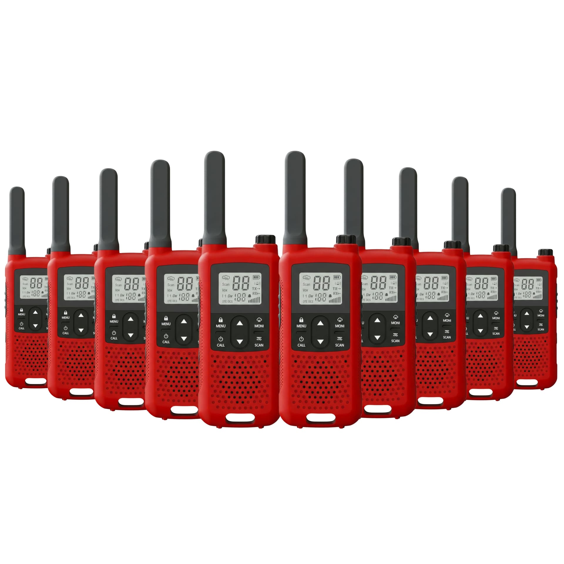Baofeng BF-33C (Pack of 10, Red)