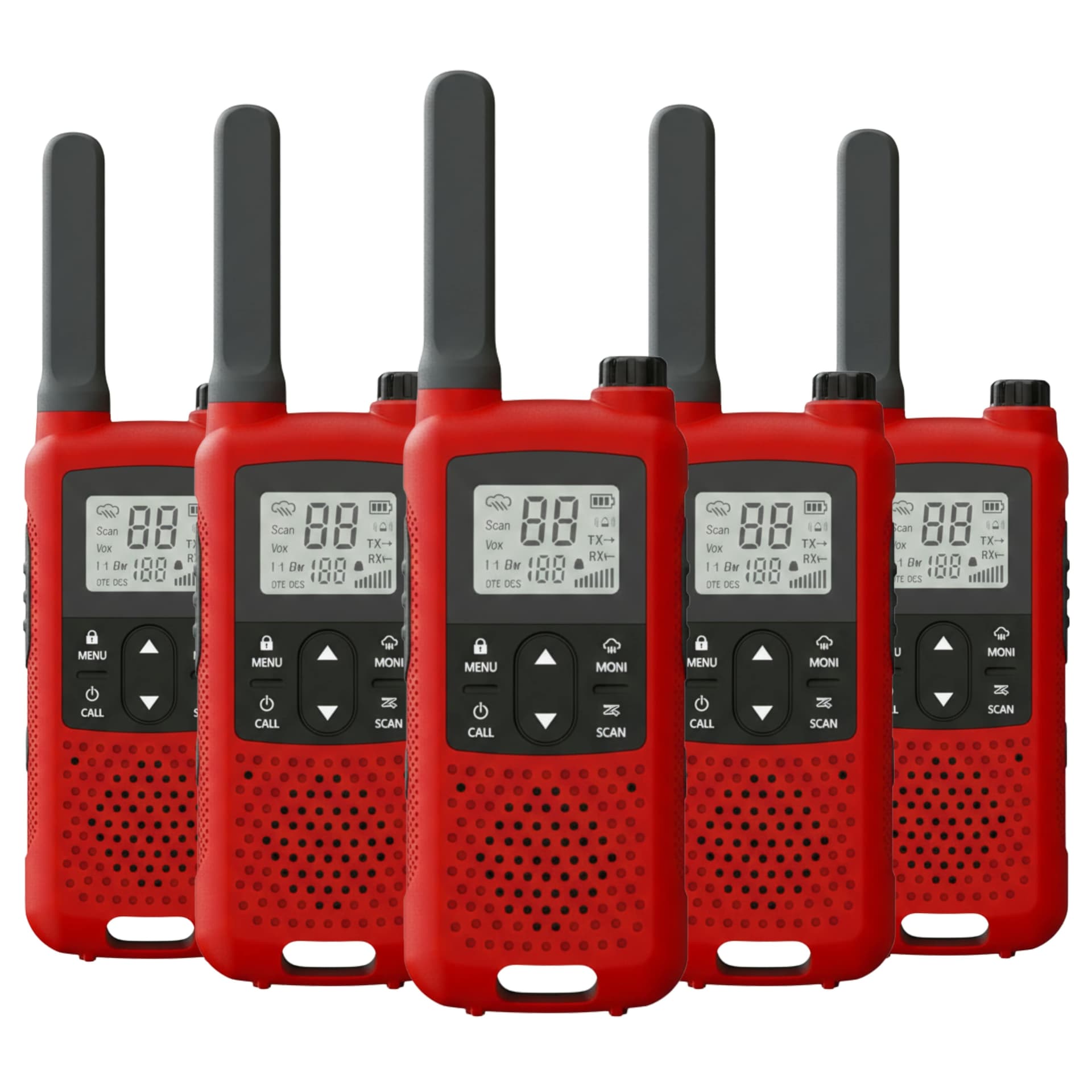 Baofeng BF-33C (Pack of 5, Red)