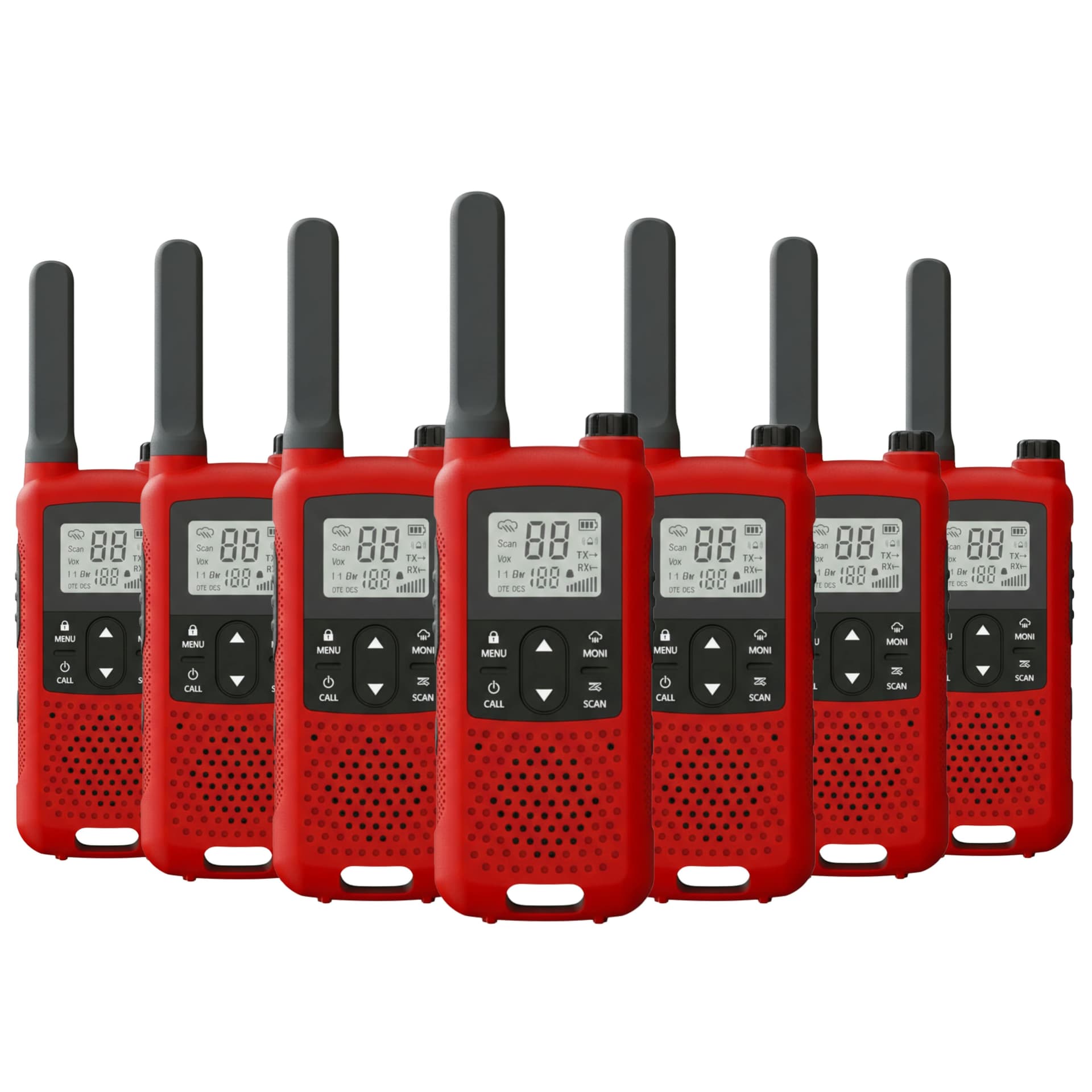 Baofeng BF-33C (Pack of 7, Red)