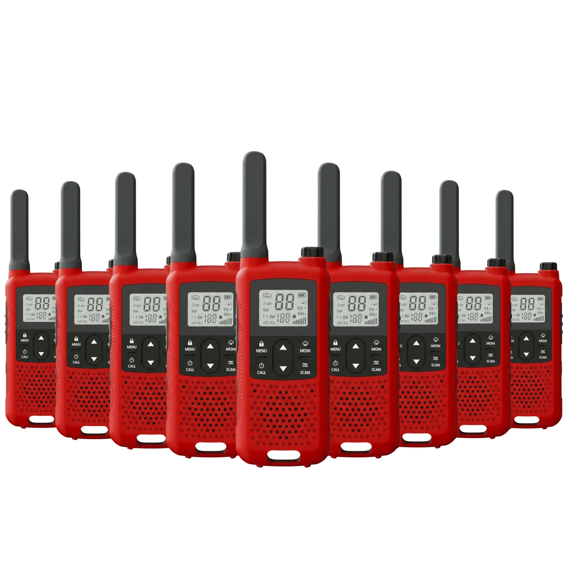 Baofeng BF-33C (Pack of 9, Red)