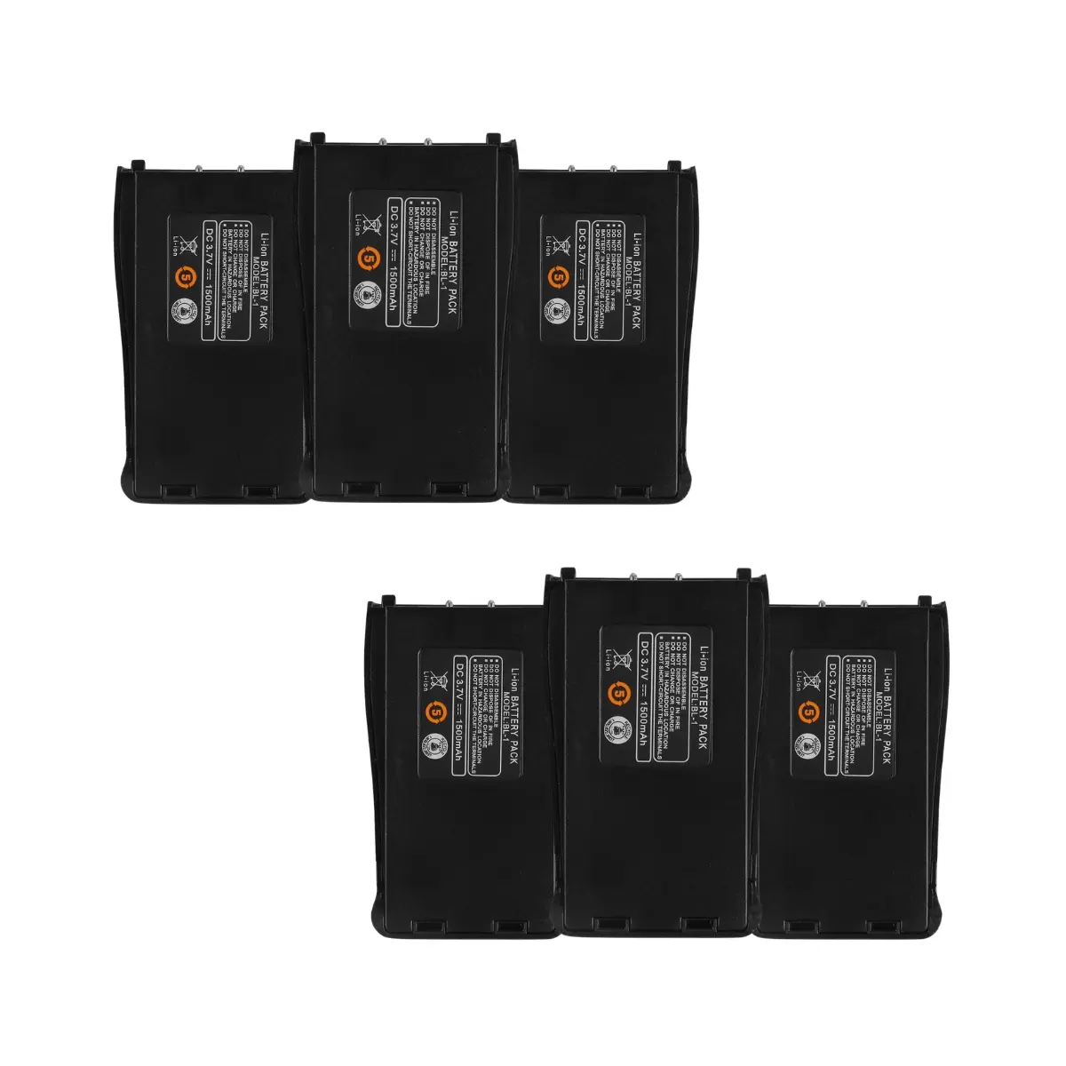 Baofeng BF-888S Battery (Pack of 6)