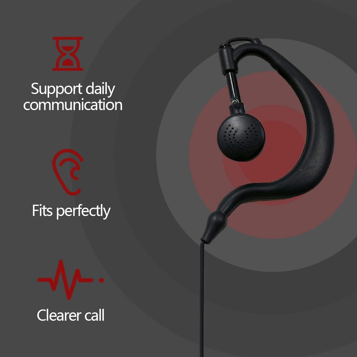 BAOFENG BF-888S-Earphone (Pack of 3)