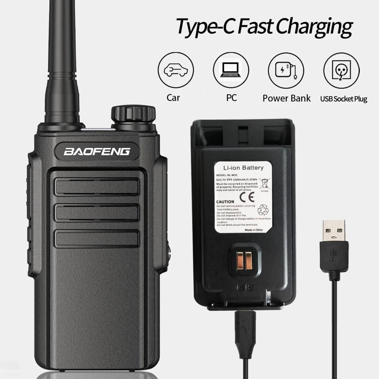 Baofeng MP31 PMR (pack of 3)