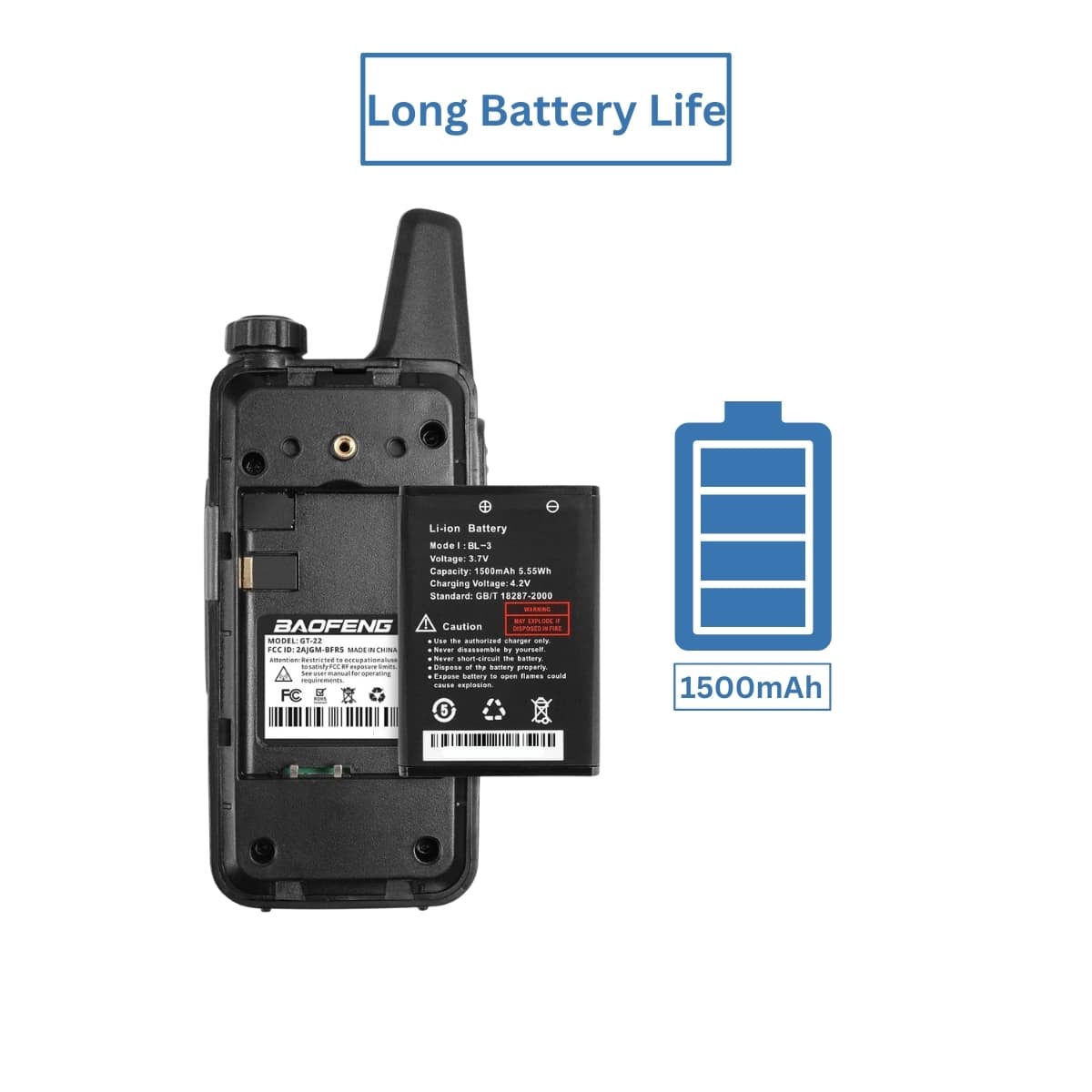 Baofeng GT-22 (Pack of 3)