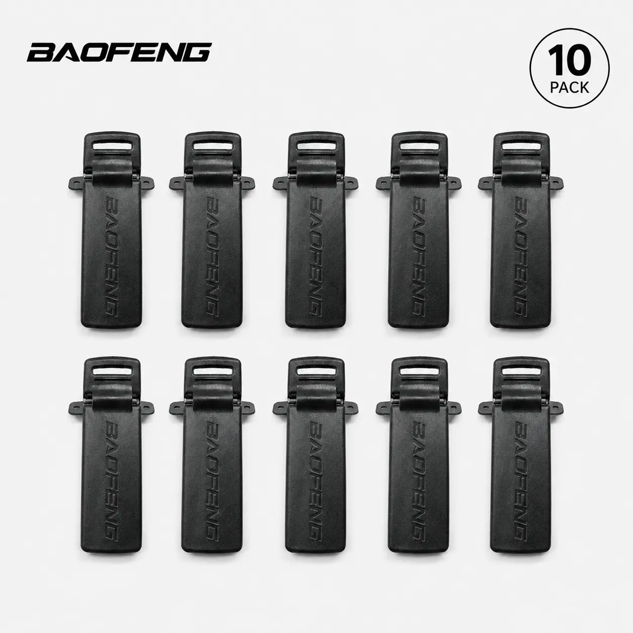 Baofeng-UV-5R-Belt-Clip (Pack of 10)