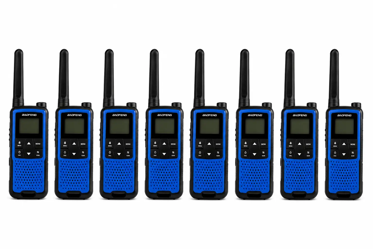 Baofeng BF-33C (Pack of 8, Blue)