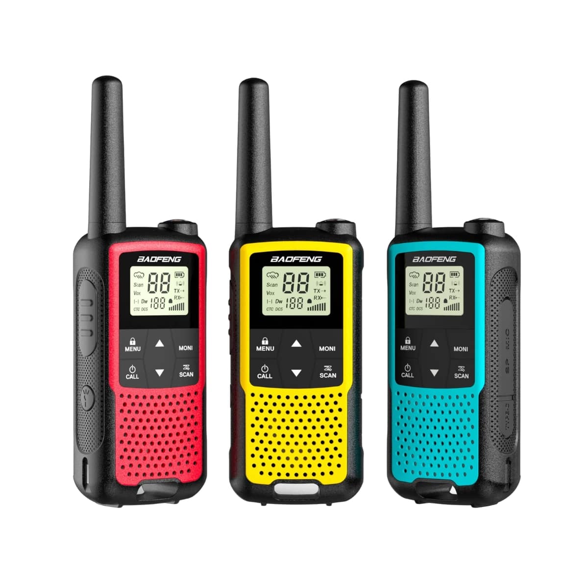Baofeng BF-33C (Pack of 8, Blue)