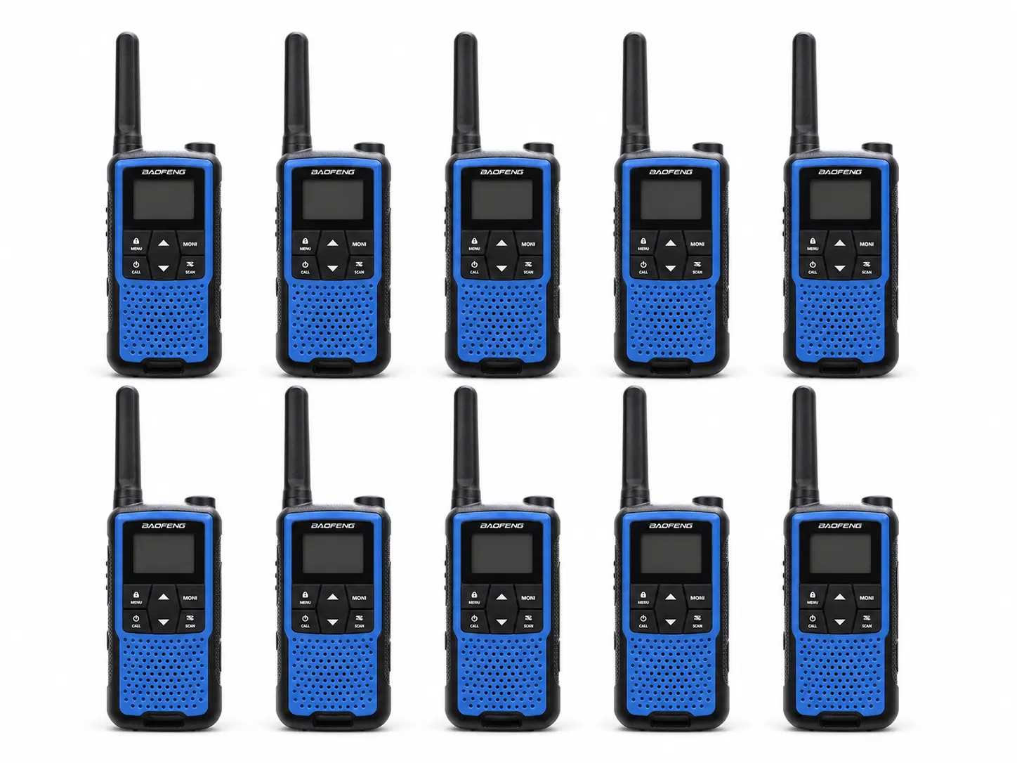 Baofeng BF-33C (Pack of 10, Blue)