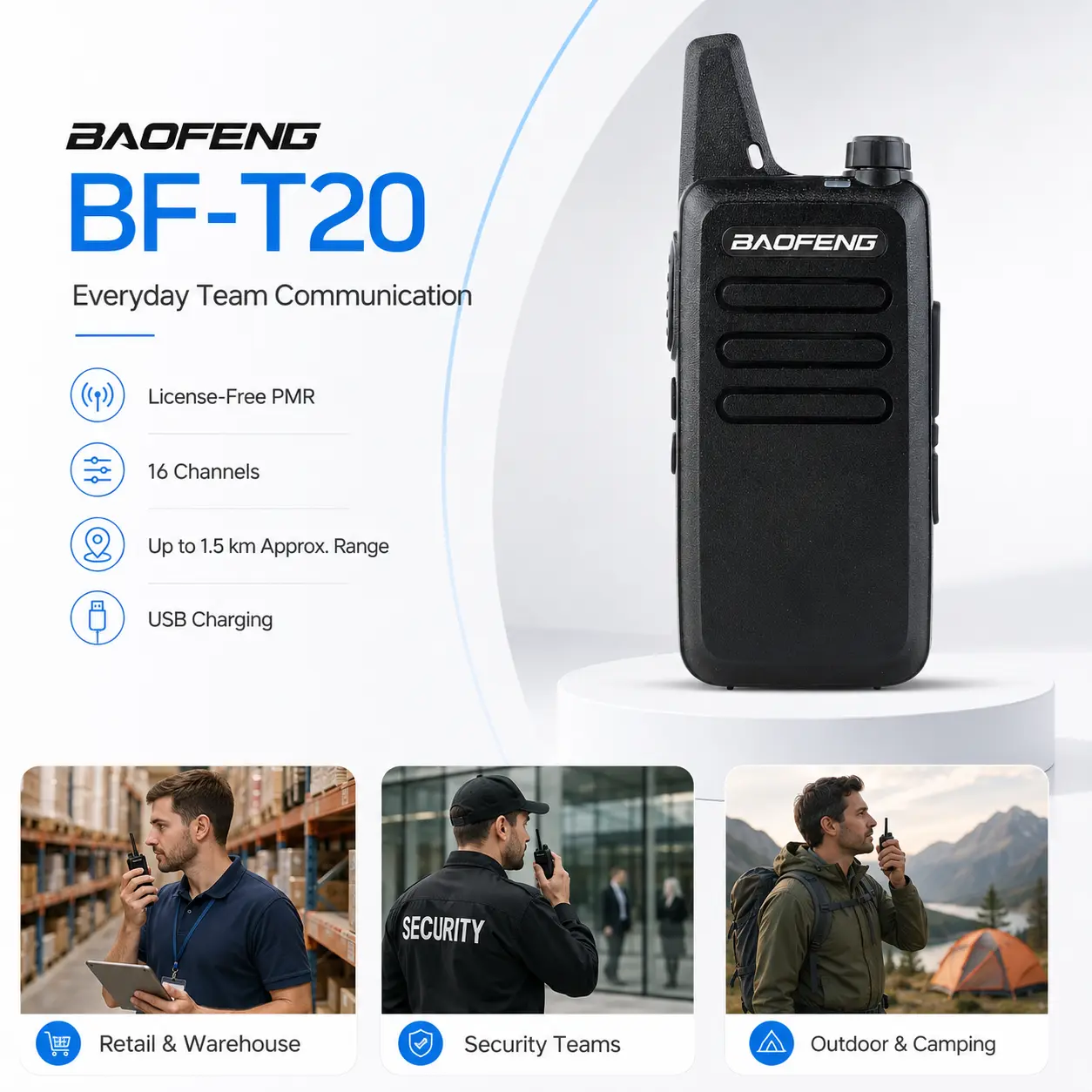 Baofeng BF-T20 (Pack of 10)