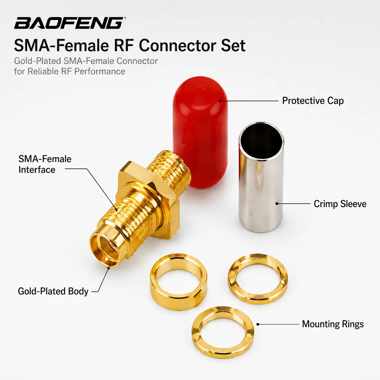 BAOFENG SMA-Female RF Connector