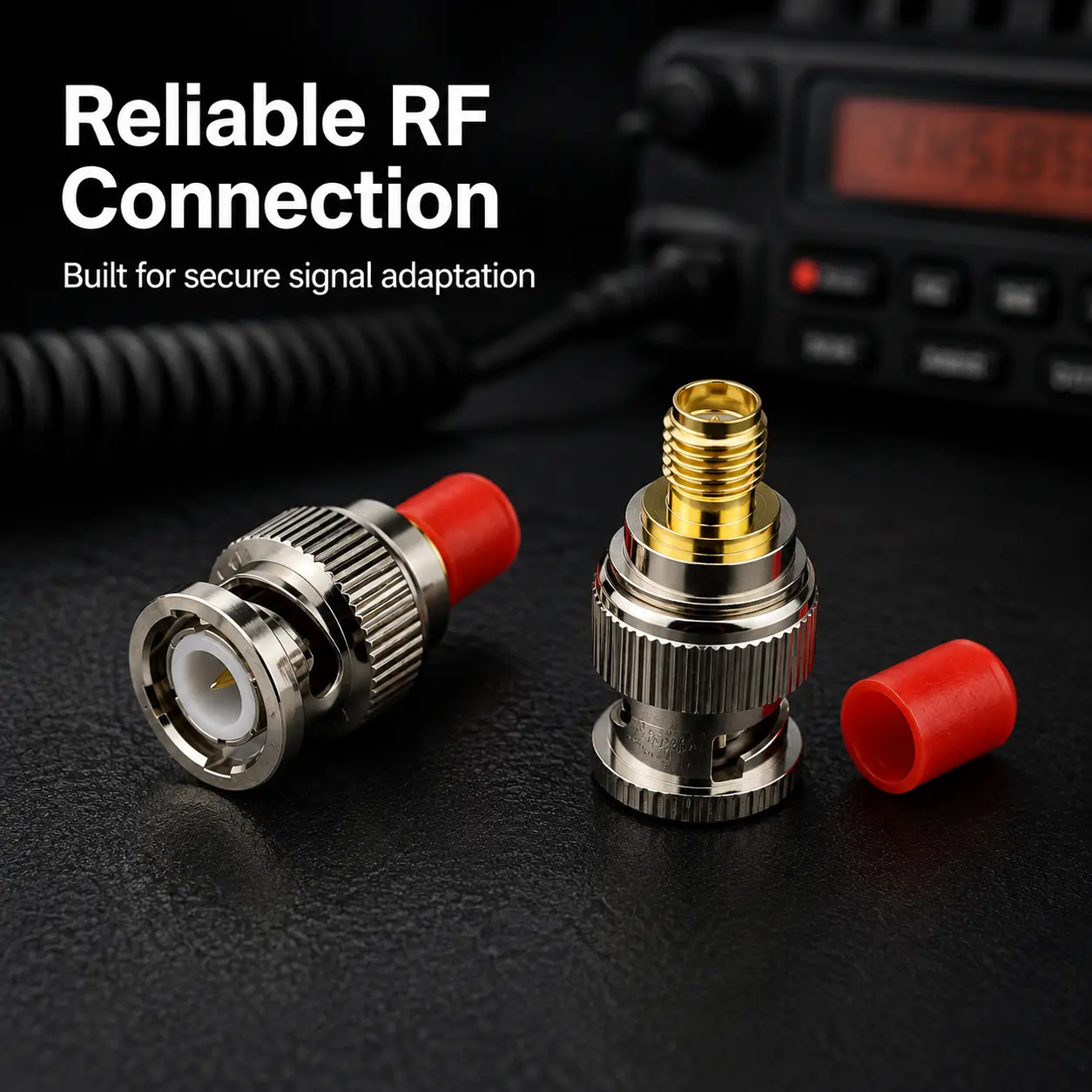 BAOFENG SMA-Female to BNC-Male RF Adapter