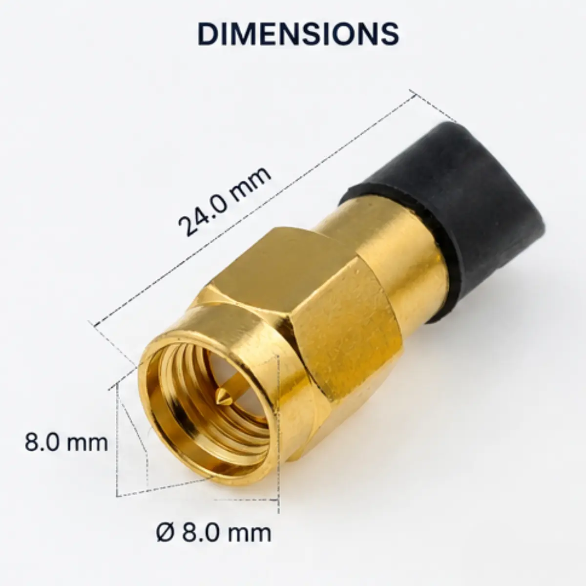 Baofeng Original SMA-Male for RG58 Cable Connector