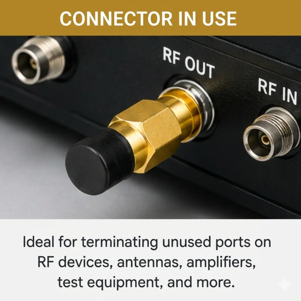Baofeng Original SMA-Male for RG58 Cable Connector