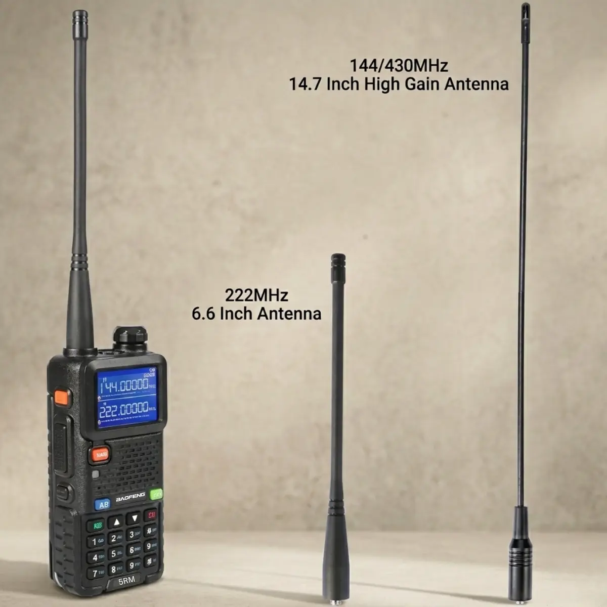 BAOFENG UV-5RM Multi-Band Two-Way Radio (Pack of 1)