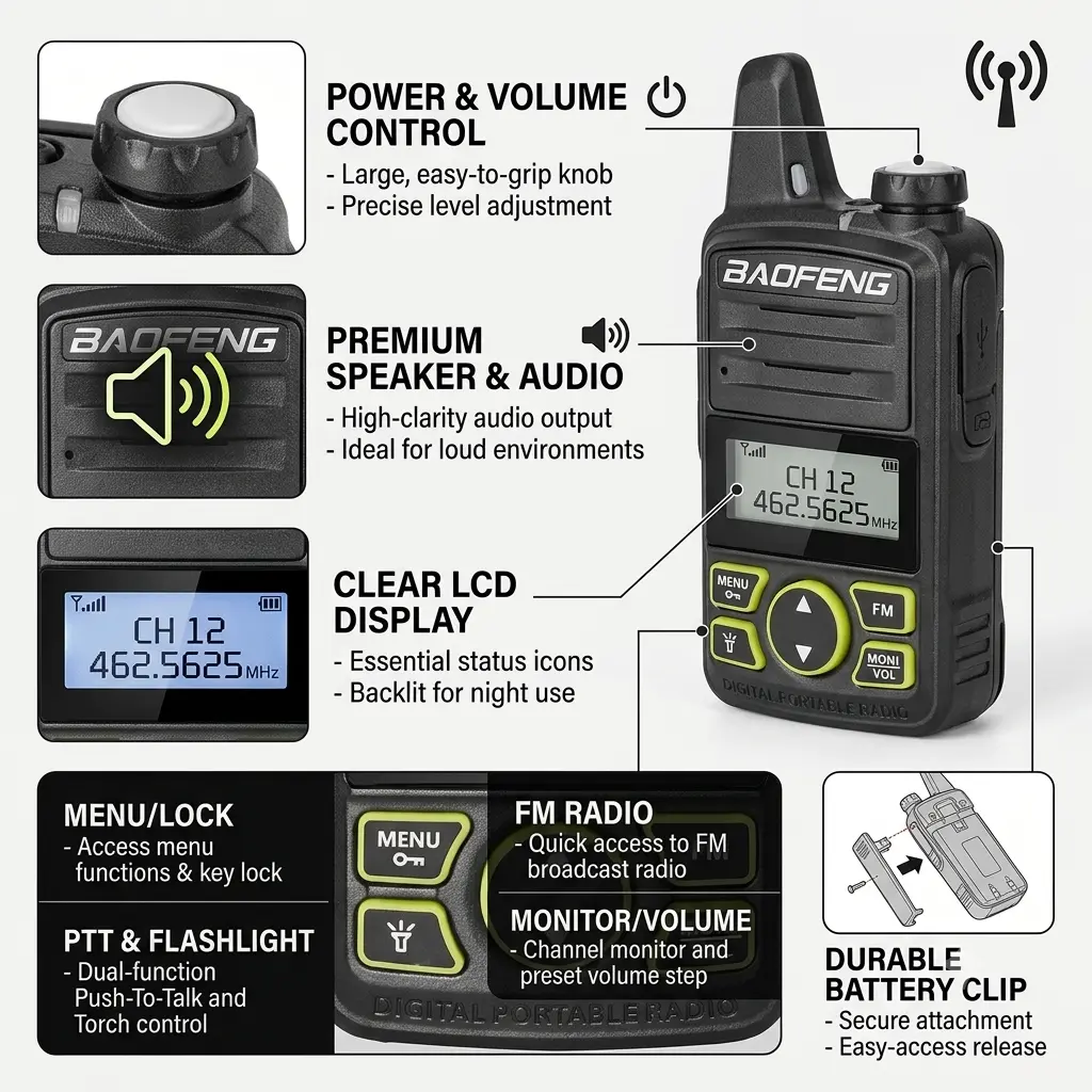 Baofeng T-1 (pack of 2)