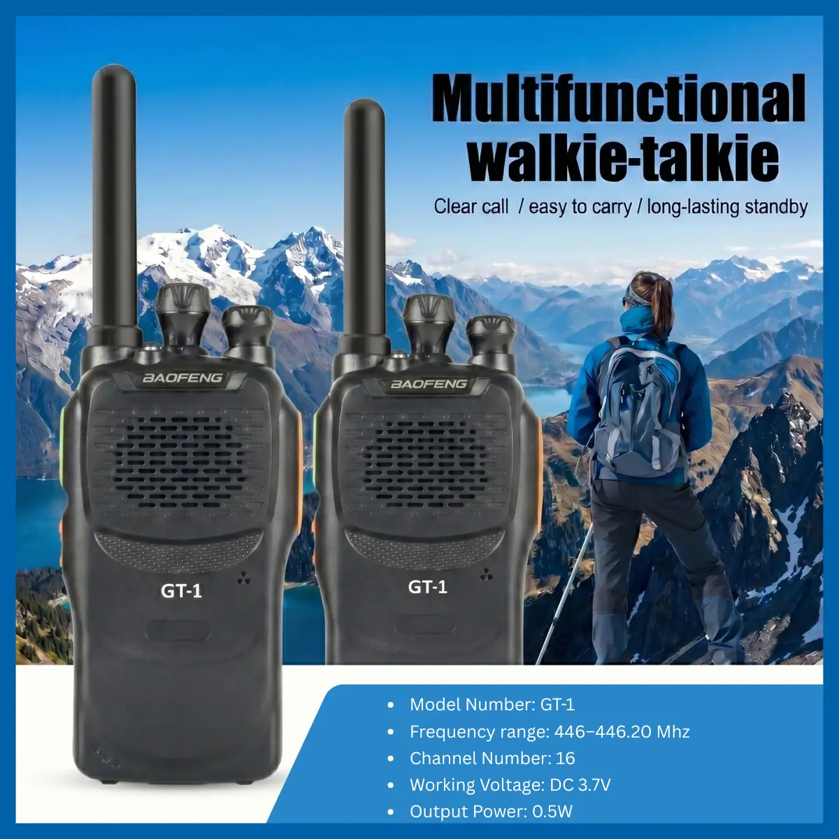 Baofeng GT -1 (Pack of 3)