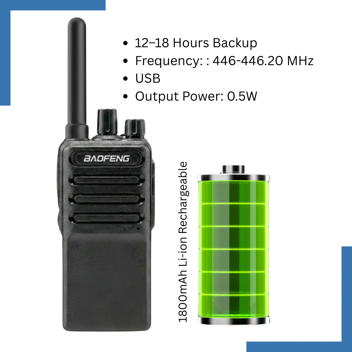 Baofeng BF-C2 (Pack of 1)