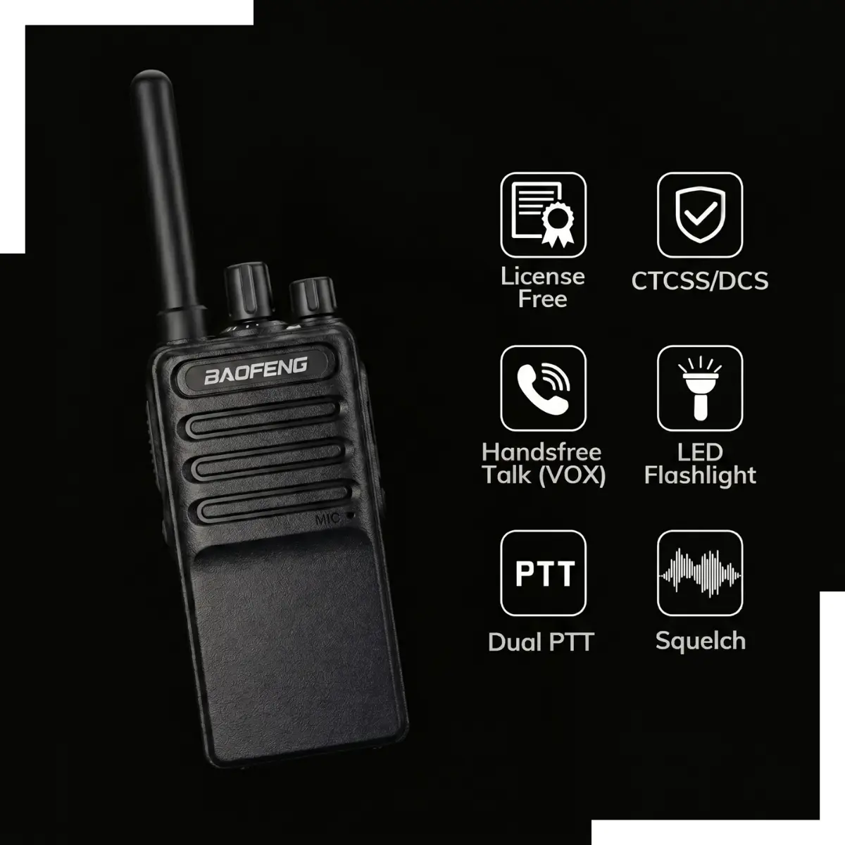 Baofeng BF-C2 (Pack of 1)