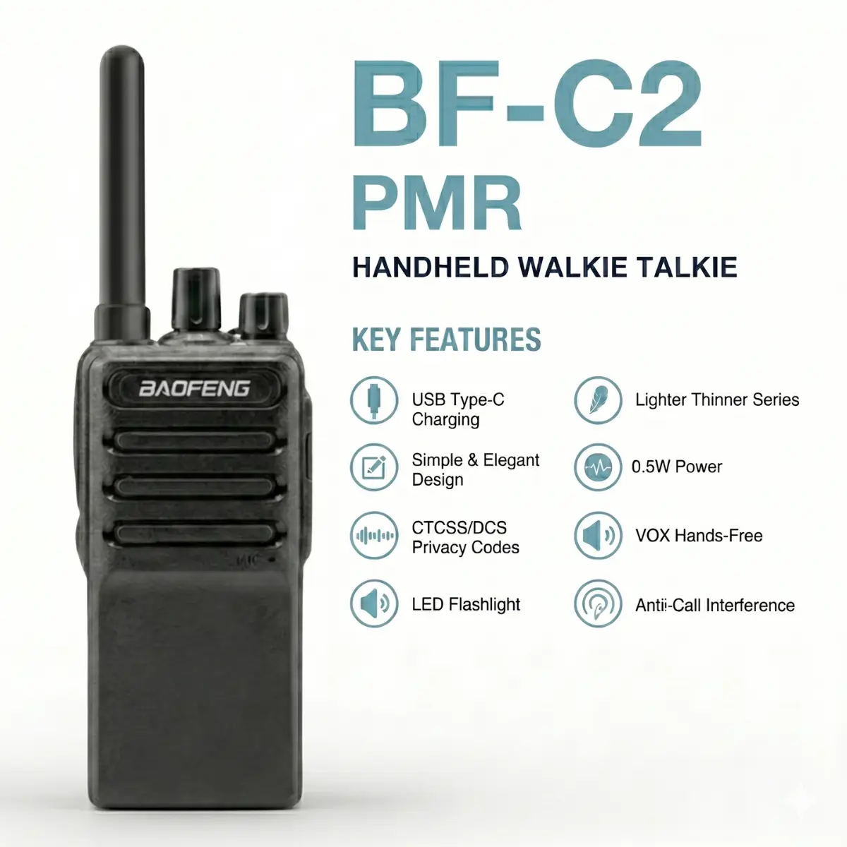 Baofeng BF-C2 (Pack of 3)