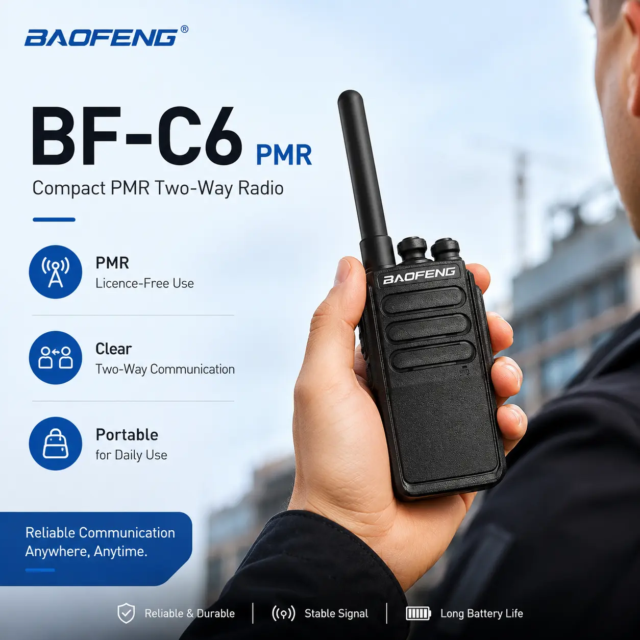 BAOFENG BF-C6 (Pack of 2)