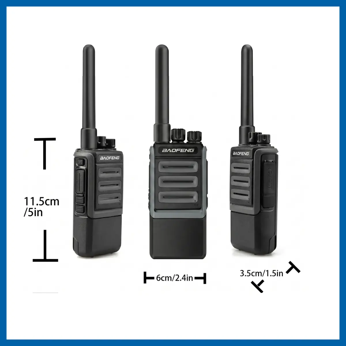 Baofeng BF-1901 Licence-Free Walkie Talkie (Pack of 1)