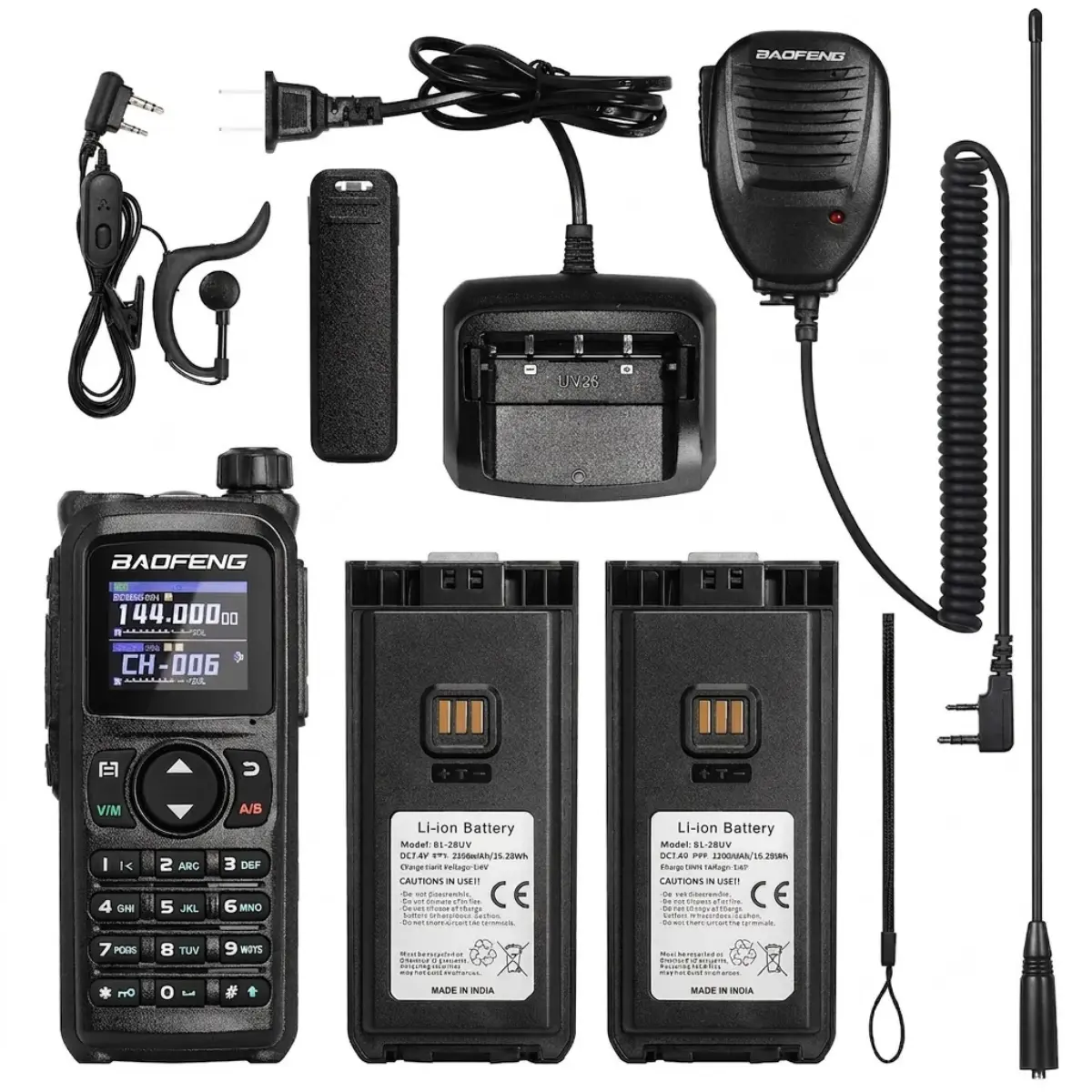 BAOFENG UV-28 Plus Walkie Talkie (Pack of 3)