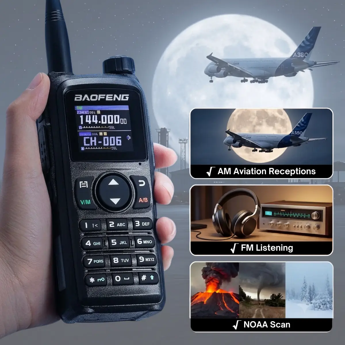 BAOFENG UV-28 Plus Walkie Talkie (Pack of 4)