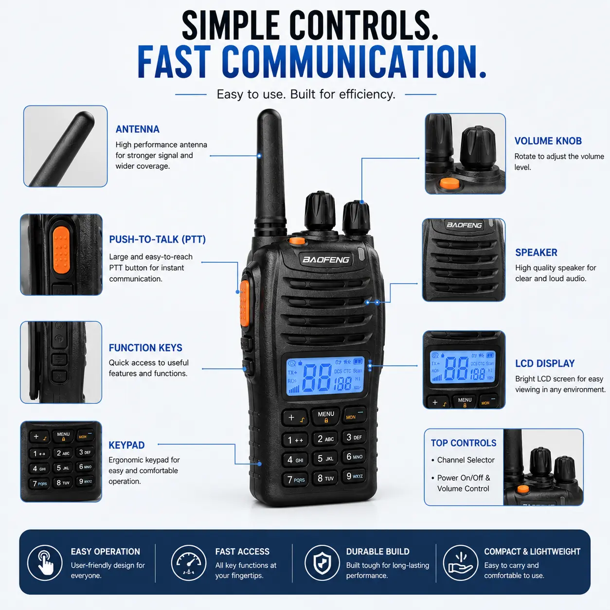 BAOFENG BF-88ST (Pack of 1)