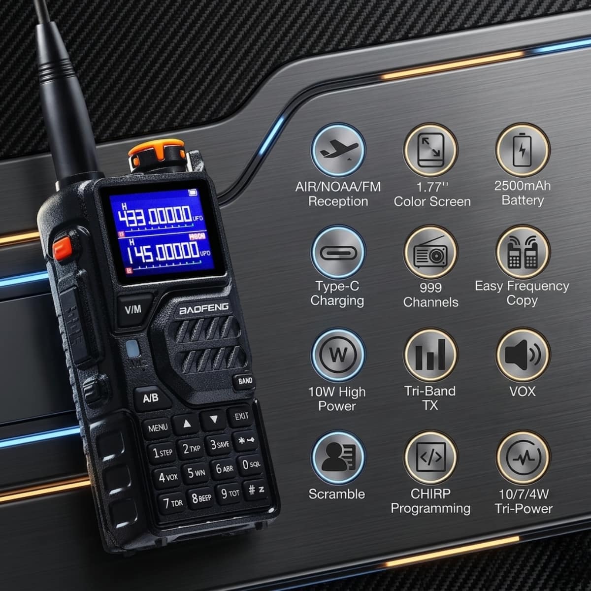 Baofeng K5 Plus (Pack of 1)