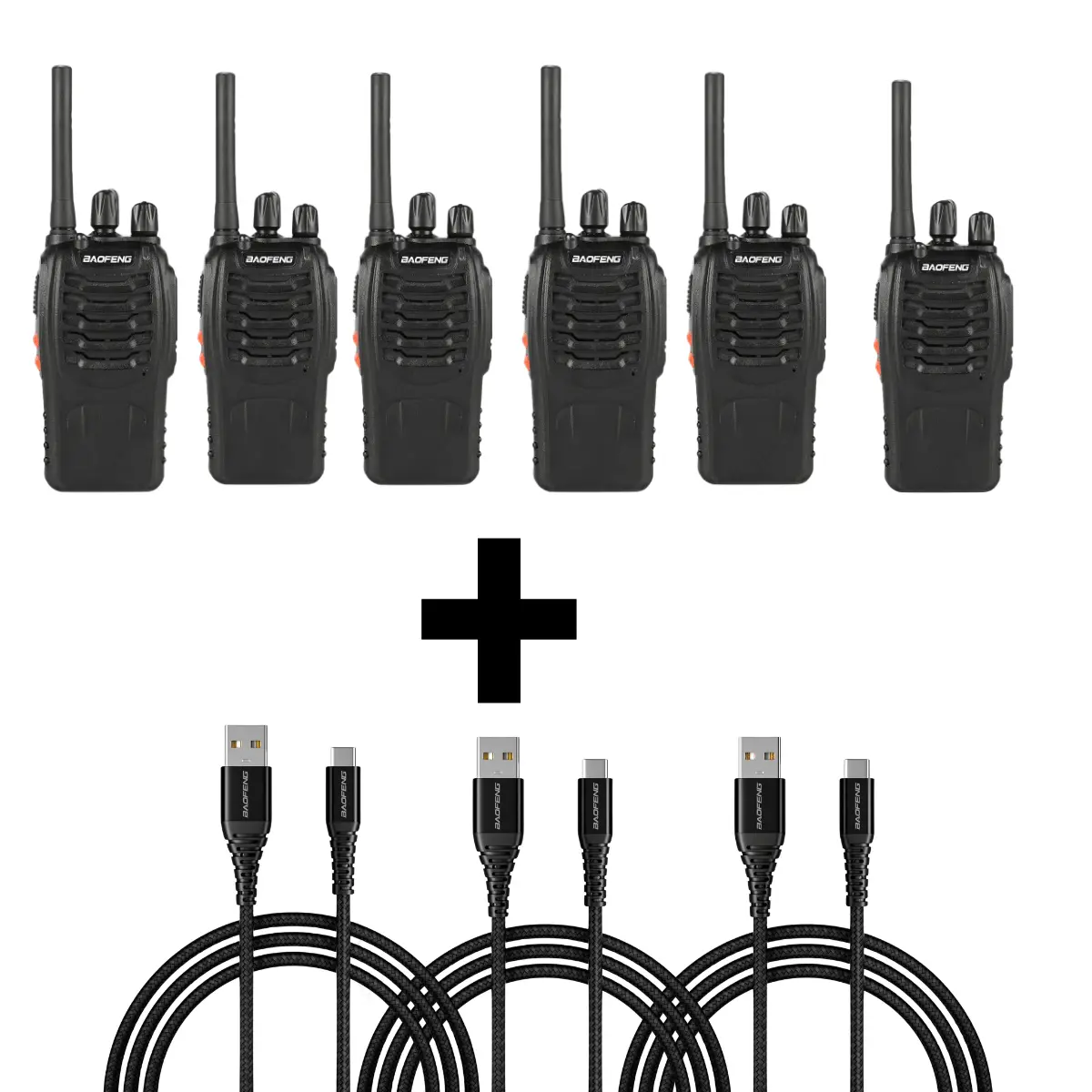 BF-888S C-Type With Type-C Charging Cable (Pack of 6)